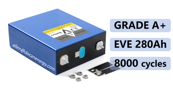 100% Grade A+ HSEV EVE LF280K V3 3.2V 280Ah Lifepo4 Battery Grade